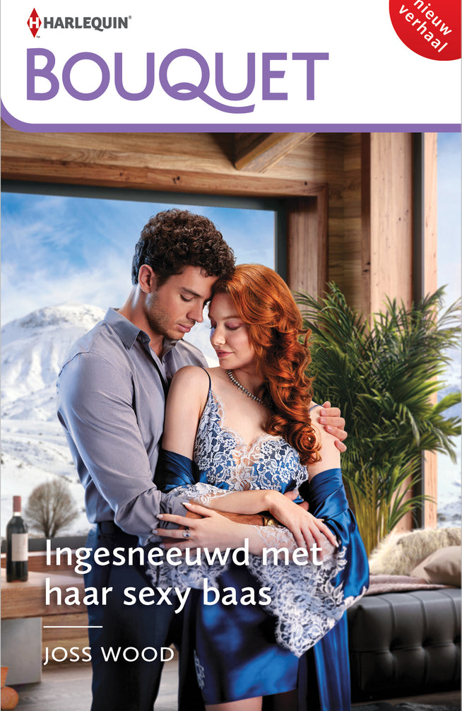 Ingesneeuwd met haar sexy baas