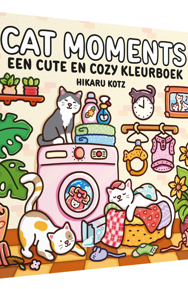 Cat Moments – een cute en cozy kleurboek