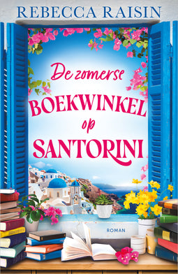De zomerse boekwinkel op Santorini De zomerse boekwinkel op Santorini