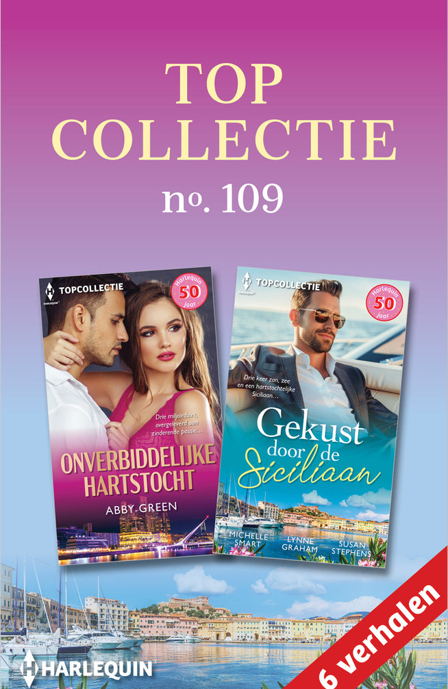Topcollectie 109 (6-in-1): Onverbiddelijke hartstocht / Gekust door de Siciliaan