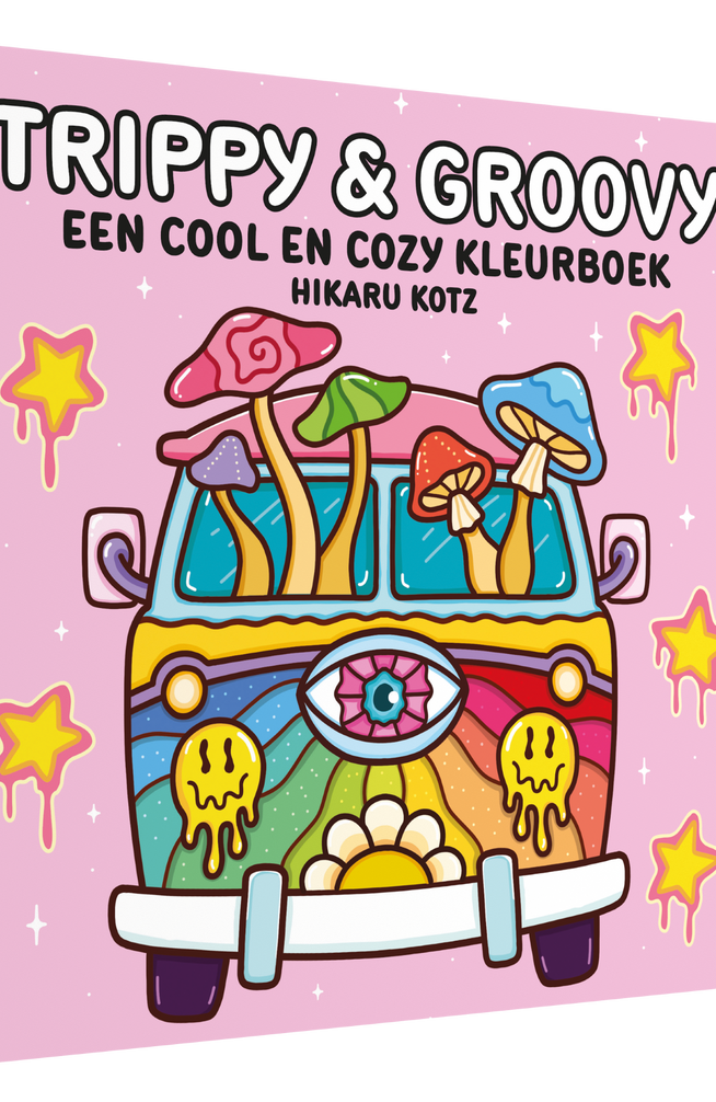 Trippy & Groovy – een cool en cozy kleurboek