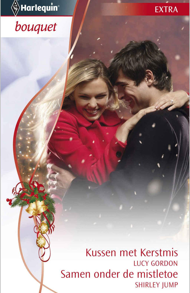 Kussen met Kerstmis / Samen onder de mistletoe