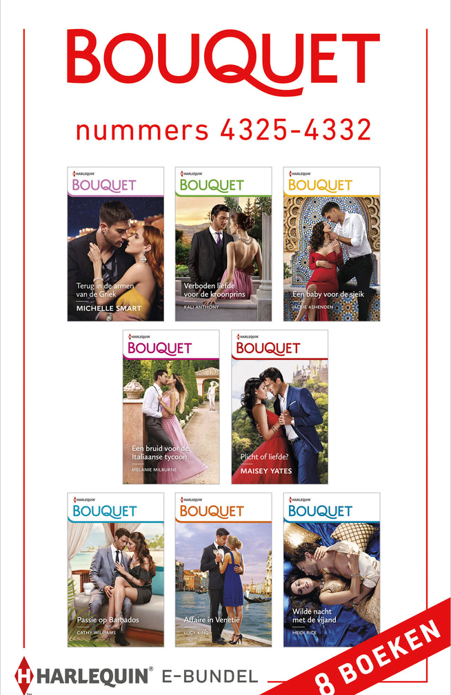 Bouquet e-bundel nummers 4325 - 4332 (8-in-1)