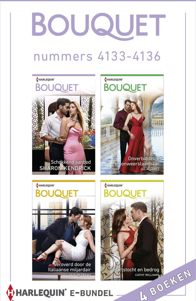 Bouquet e-bundel nummers 4133 – 4136 (4-in-1)