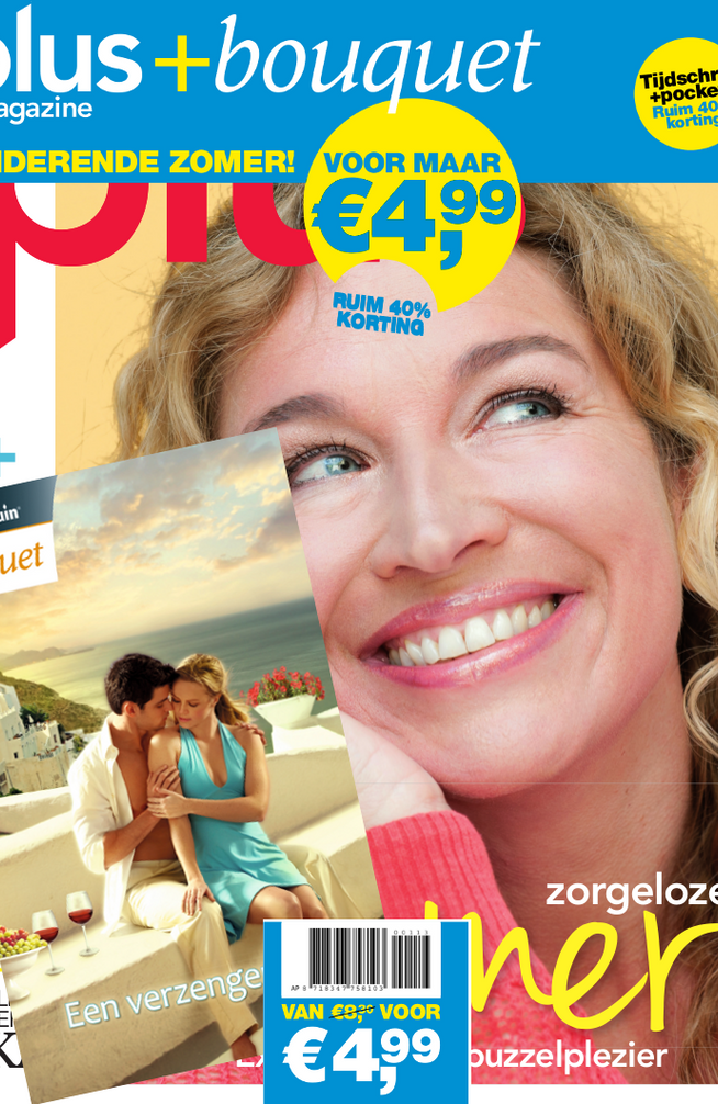 Pakket Bouquet – Plus Magazine juni 2013