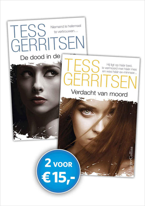 Tess Gerritsen Pakket 2: De dood in de ogen / Verdacht van moord Tess Gerritsen Pakket 2: De dood in de ogen / Verdacht van moord