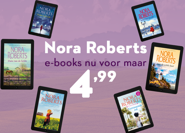 Nora Roberts e-books voor 4,99!