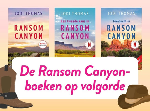 De Ransom Canyon-serie van Jodi Thomas op volgorde