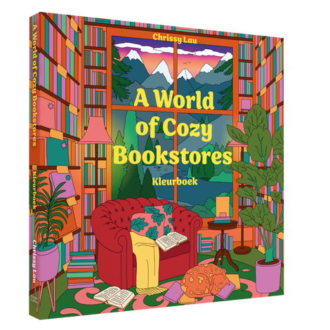 A World of Cozy Bookstores-kleurboek
