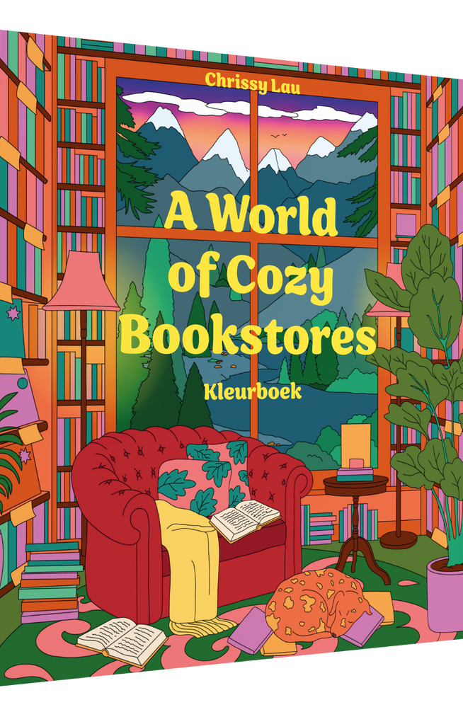 A World of Cozy Bookstores-kleurboek