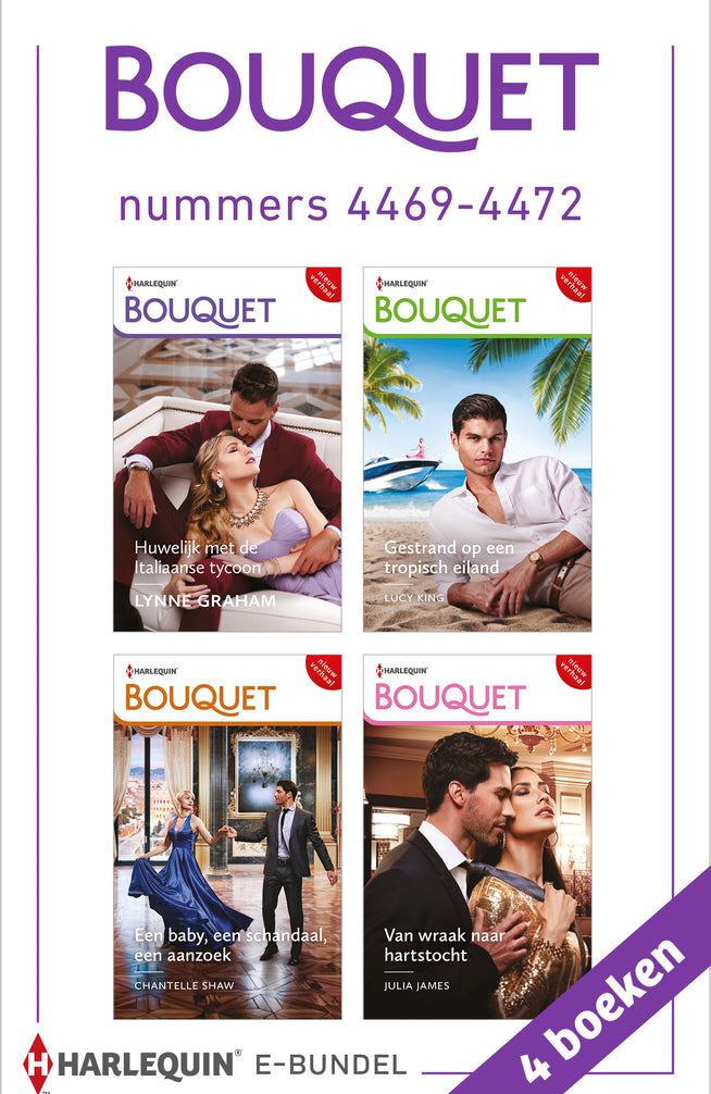 Bouquet e-bundel nummers 4469 - 4472 (4-in-1)