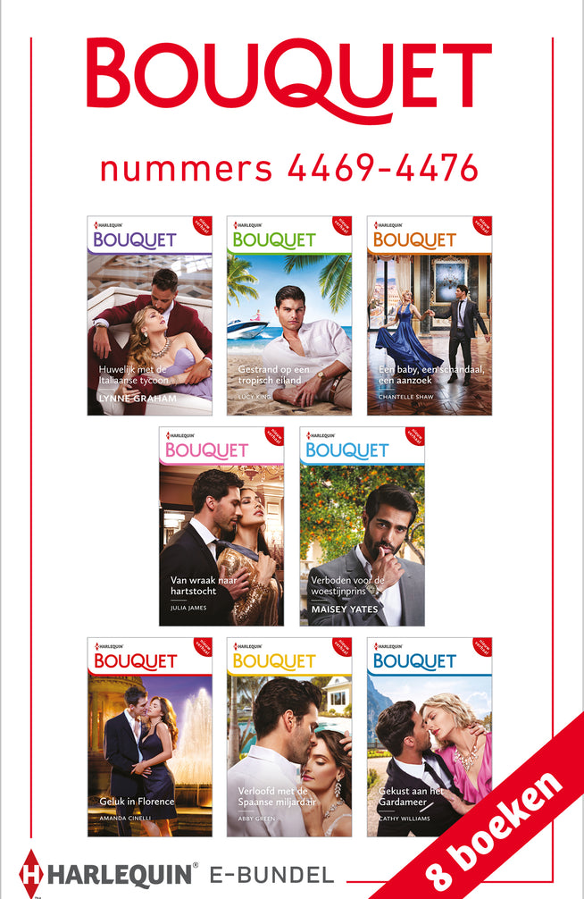 Bouquet e-bundel nummers 4469 - 4476 (8-in-1)