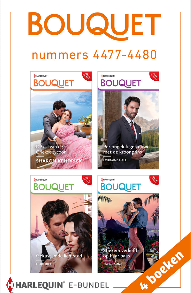 Bouquet e-bundel nummers 4477 - 4480 (4-in-1)