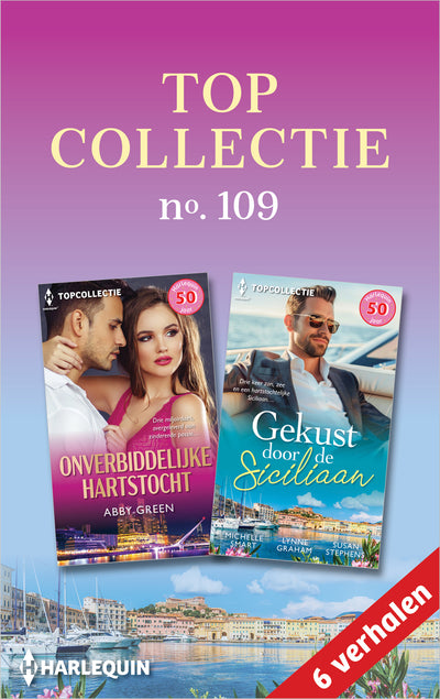 Topcollectie 109 (6-in-1): Onverbiddelijke hartstocht / Gekust door de Siciliaan
