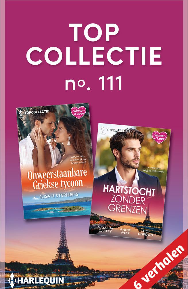 Topcollectie 111: Onweerstaanbare Griekse tycoon / Hartstocht zonder grenzen (6-in-1)