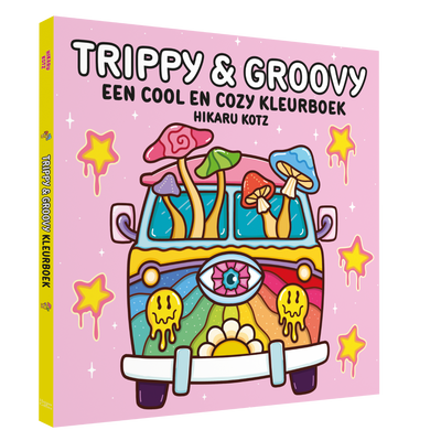 Trippy & Groovy – een cool en cozy kleurboek