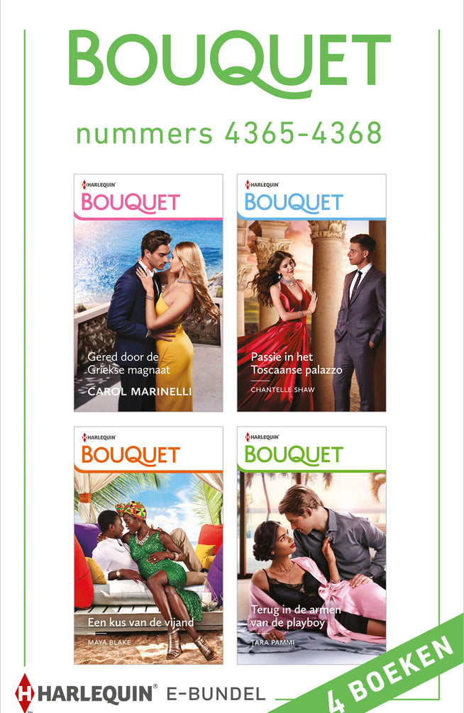 Bouquet e-bundel nummers 4365 - 4368 (4-in-1)