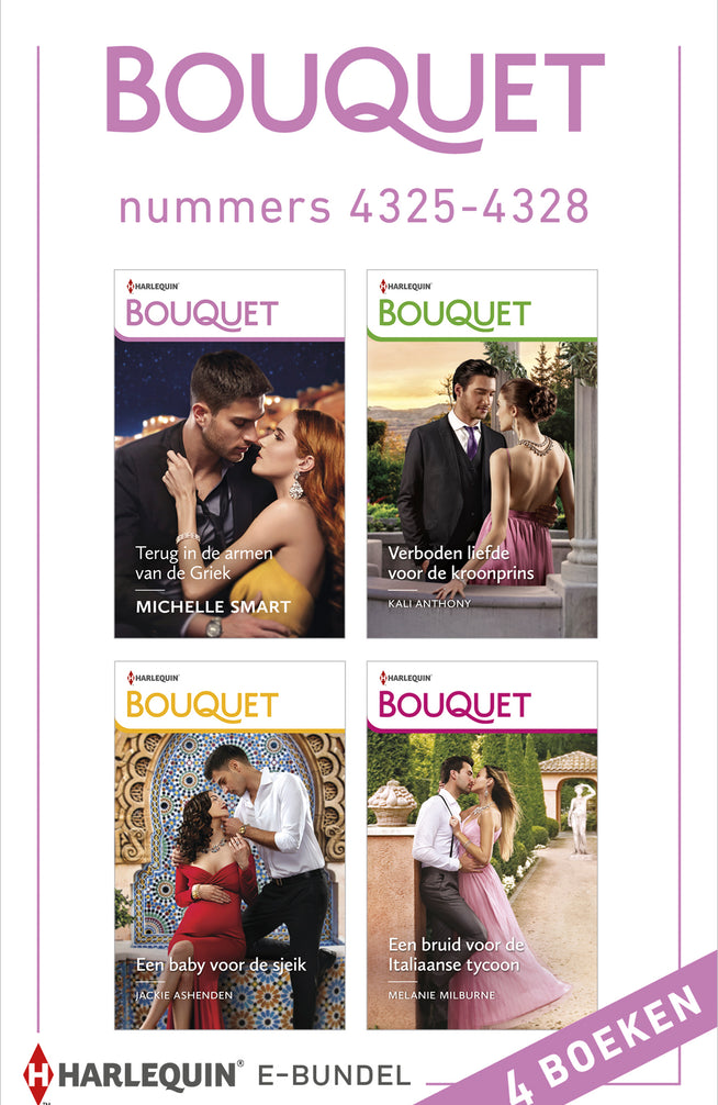 Bouquet e-bundel nummers 4325 - 4328 (4-in-1)