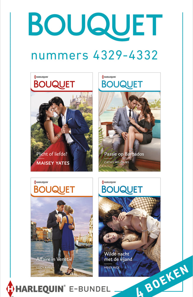 Bouquet e-bundel nummers 4329 - 4332 (4-in-1)