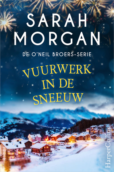 Vuurwerk in de sneeuw