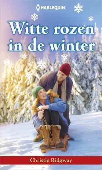 Witte rozen in de winter