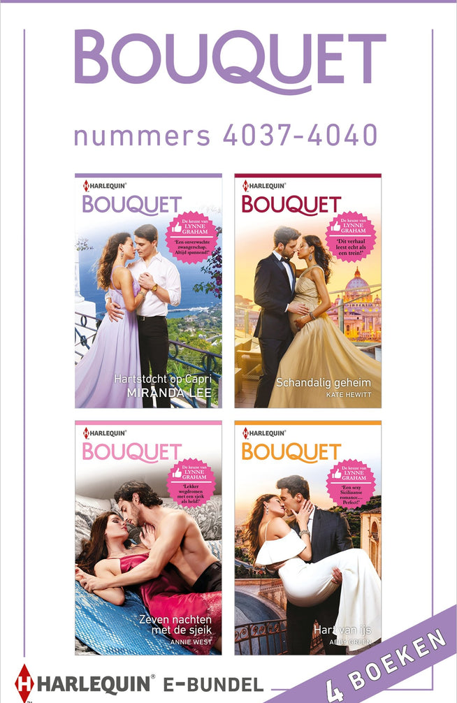 Bouquet e-bundel nummers 4037 – 4040 (4-in-1)