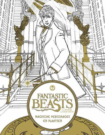 Fantastic Beasts and Where to Find Them: Magische personages en plaatsen – kleurboek