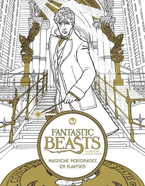 Fantastic Beasts and Where to Find Them: Magische personages en plaatsen – kleurboek