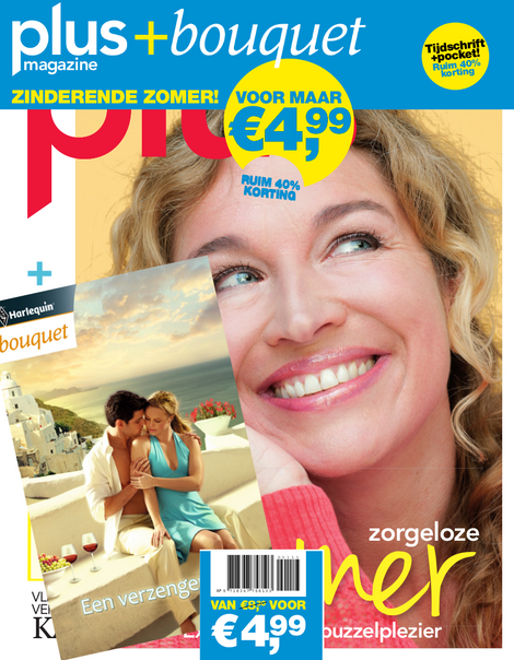 Pakket: unieke Bouquet + Plus Magazine