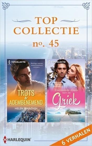 Topcollectie Pakket 45 – Helen Bianchin – Lucy Monroe – Barbara McMahon – Anne Mather  – Trots & adembenemend – Zinderende zomer met de Griek